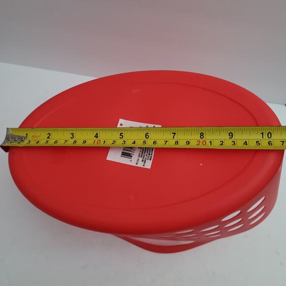 Red Basket with Handles - 10x7x12 inches - Great Condition! - Picture 7 of 9